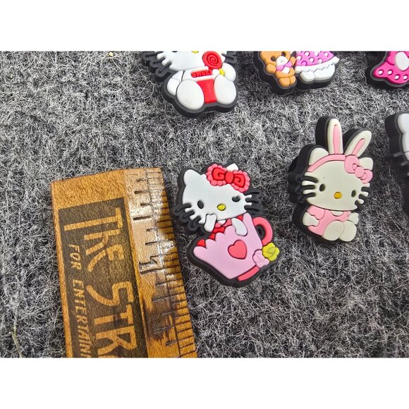 Hello Kitty PVC Rubber Clog Charms Set Of 17 Shoe Accessories #1 - Picture 2 of 5